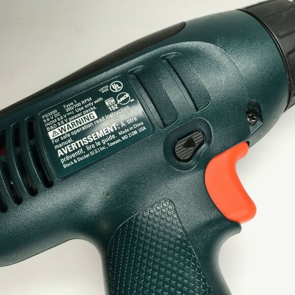 Black & Decker PS3200 9.6v Drill + Case, Untested, As-is, See photos - Picture 5 of 10